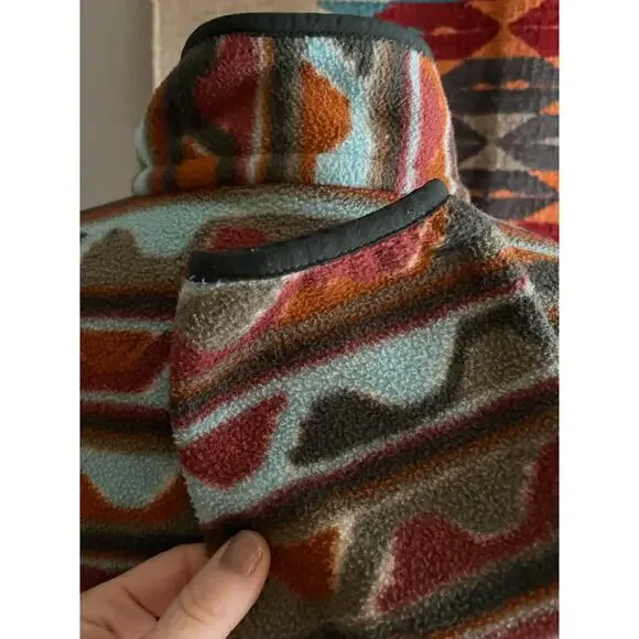 Patagonia Synchilla Delta Cider Red Aztec print 2016 collection Medium